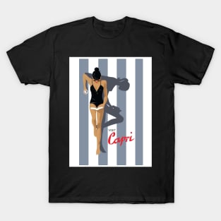 Visit Capri, Travel Poster T-Shirt